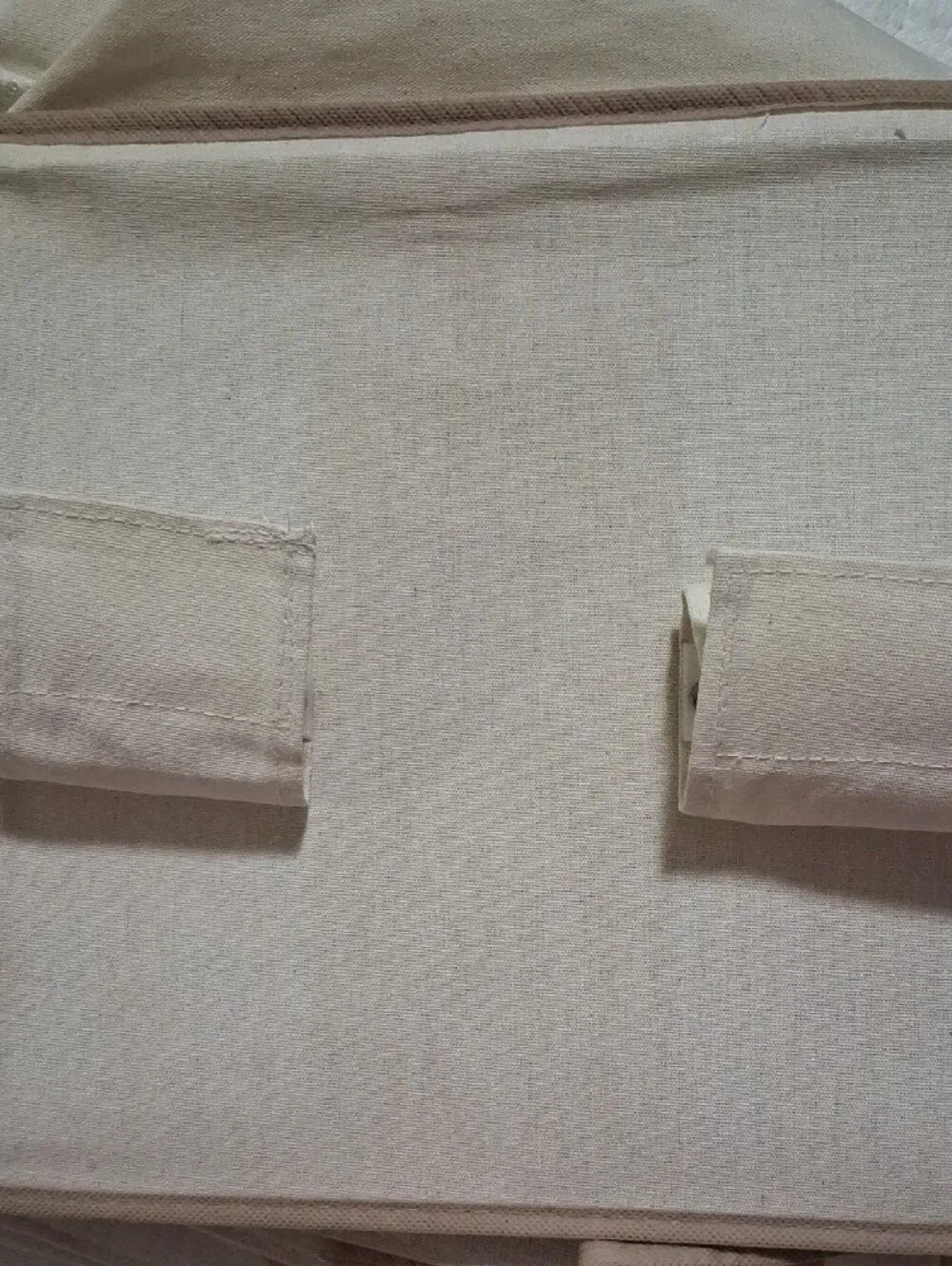 Hanging 7-Shelf Canvas Organizer in Cream